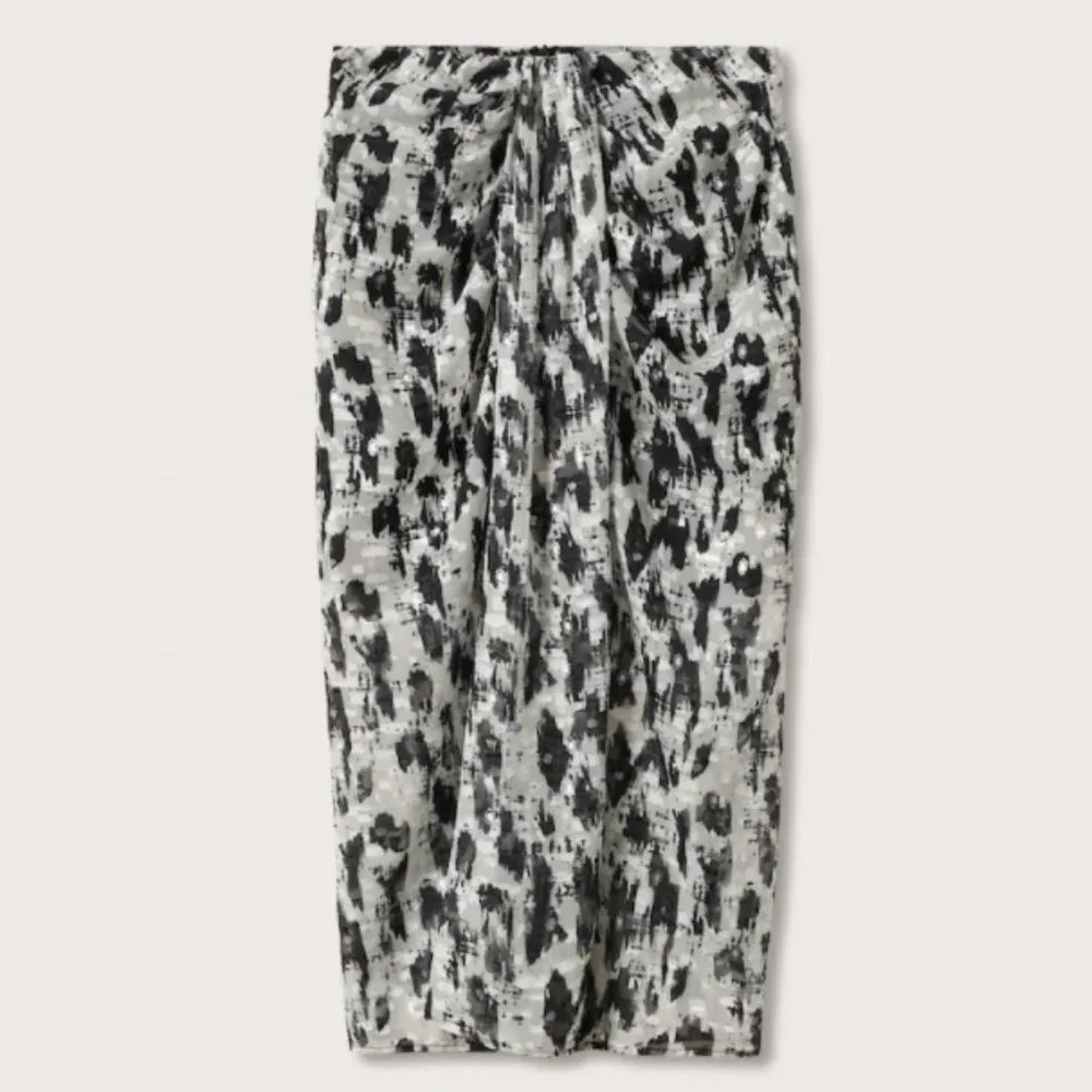 Mango Print Midi Skirt - Picture 5 of 7